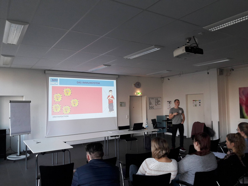 Schulbesuch ... und weiter gehts in Heidelberg