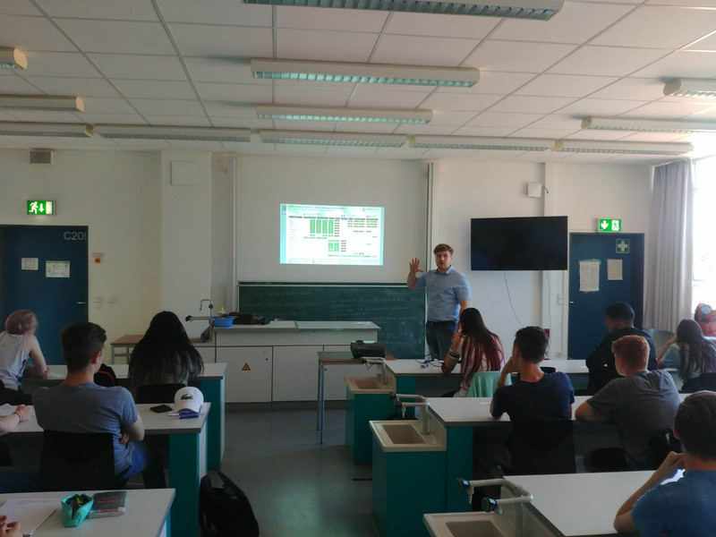 Schulbesuch am Stadtgymnasium Porz