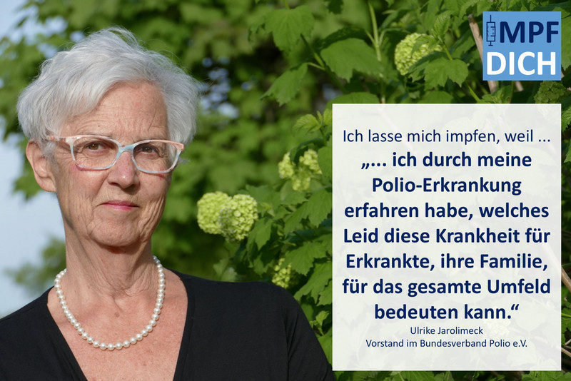 'Ich lasse mich impfen weil...' Interview mit Ulrike Jarolimeck