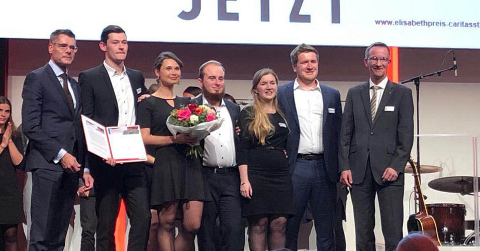 "Impf Dich" is price winner of the "jung+engagiert"-Prize at the Caritas in Cologne